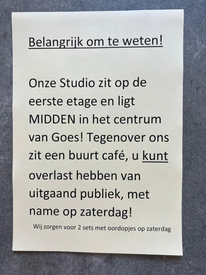 Ferienwohnung Hartje Goes! Exterior foto